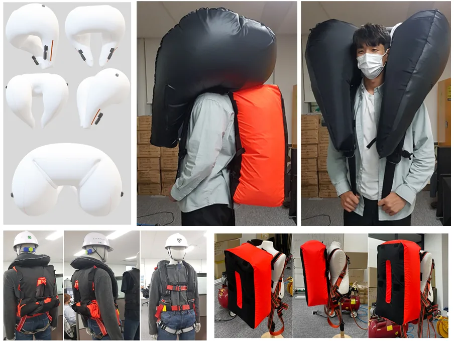 산업용 추락 보호 에어백 시스템 (세이프웨어㈜) 프로젝트 이미지
